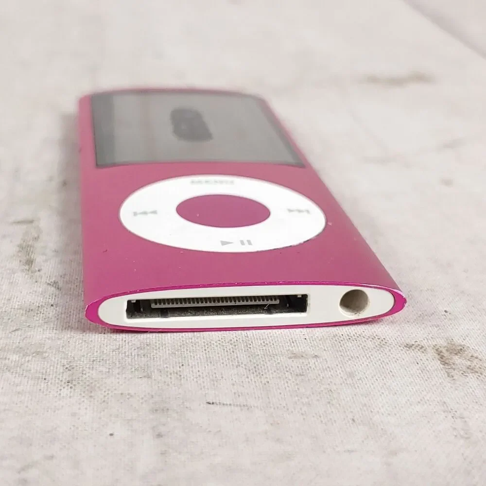 NEEDS BATTERY - Apple A1285 8GB Product Pink iPod Nano 4th Generation - PARTS